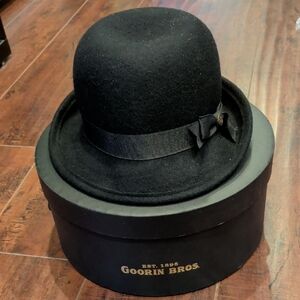 Goorin Bros Classic Black Felt Hat
